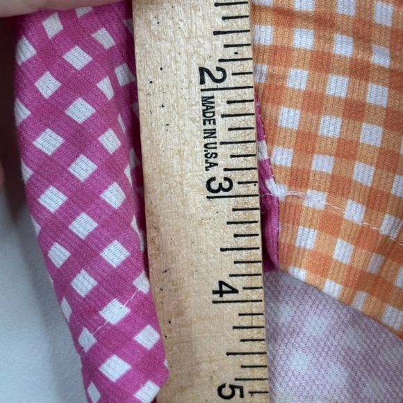 Tach Gingham Shorts S Cotton Pull On Coastal Preppy Beach Old Money Hamptons 90s - Picture 11 of 13